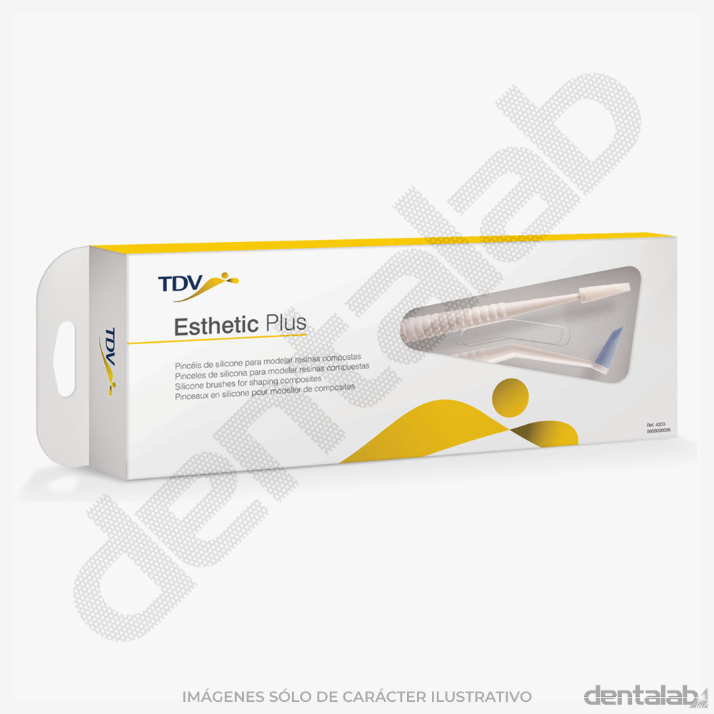 Pinceles de Silicona para Modelar Composites TDV • Esthetic Plus • Kit