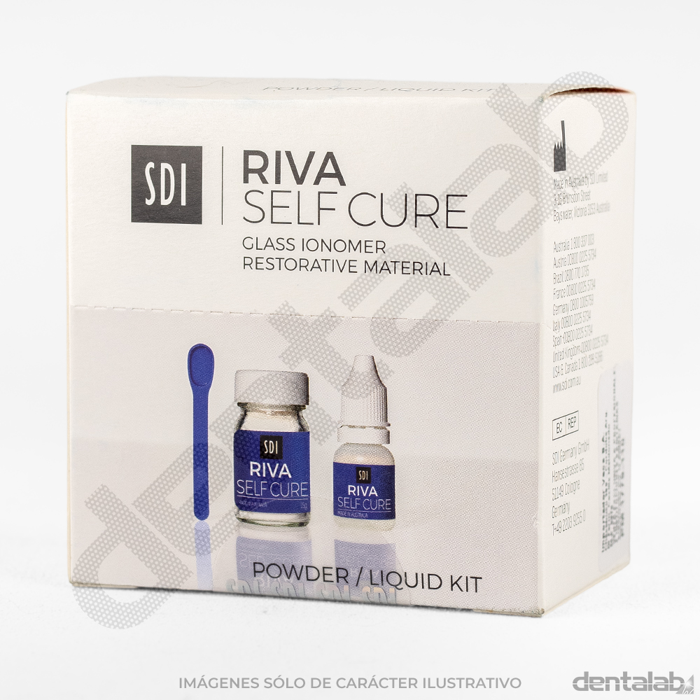 Ionómero Vítreo para Obturación Auto SDI RIVA SC Avío x 15g A2