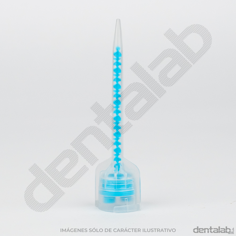 Puntas Mezcladoras Easydent • #1 Azul • para Silicona Light x Unidad