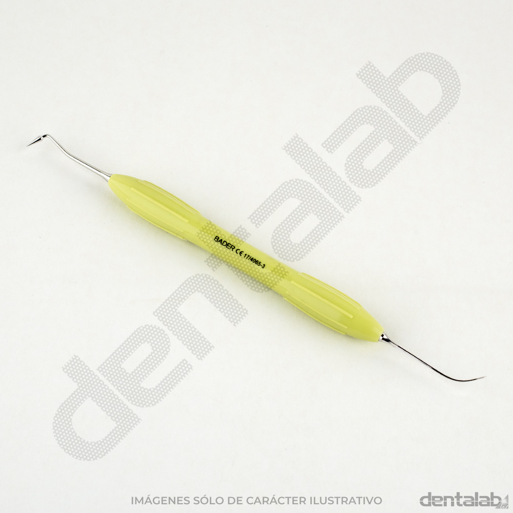 Espátula para Composite con Mango Siliconado Verde