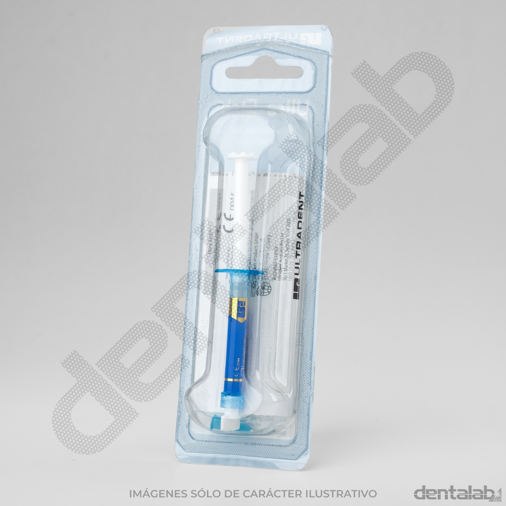 Gel Ácido Fosfórico Ultradent • Grabador Ultra Etch • 35% • Azul • Jer. x 1,58g