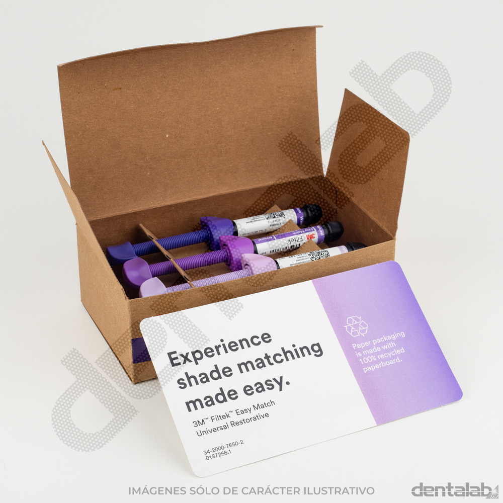 Composite 3M • Filtek™ Easy Match Universal Restorative • 3 Jeringas x 4g