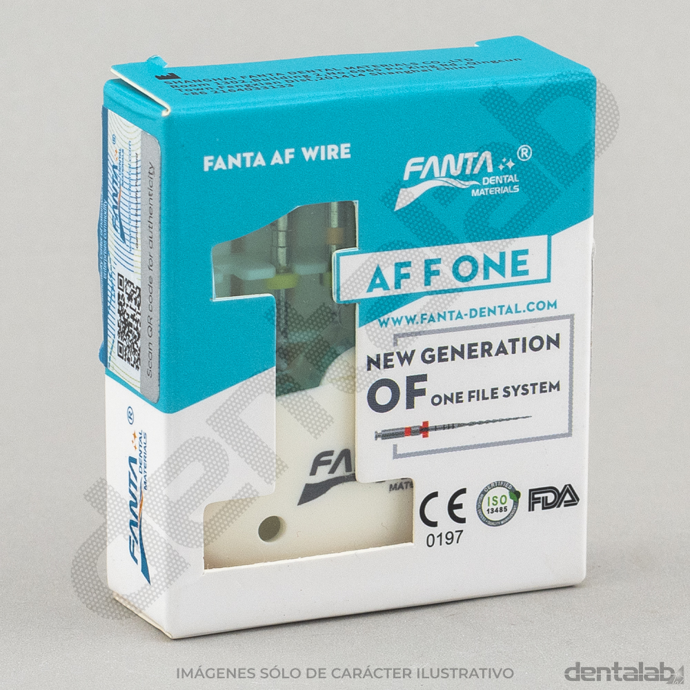 Lima Mecanizada NiTi FANTA AF F One Rotary File 25mm x 4 Und.