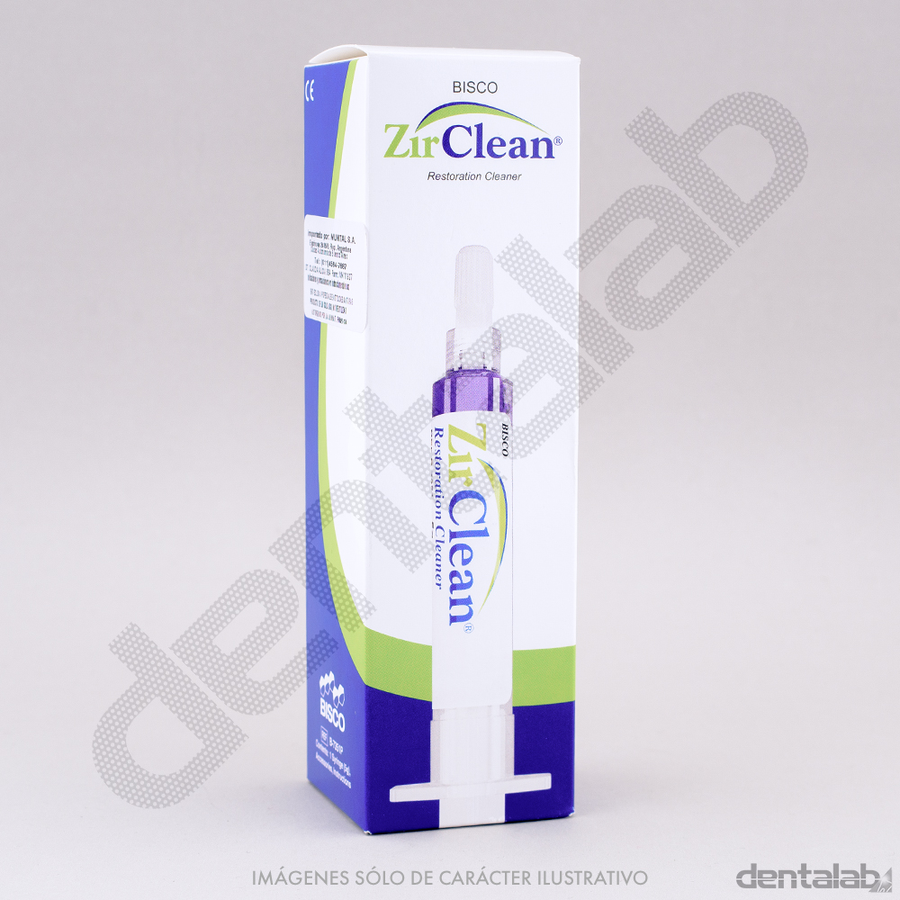 Gel Limpiador de Restauraciones para Zirconio, Cerámica y Metal ZirClean Jeringa x 5g BISCO