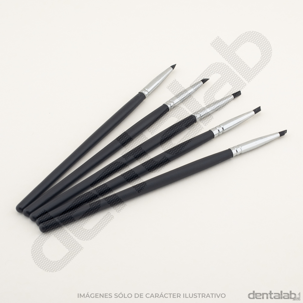Pinceles Punta Silicona Kit para Composite