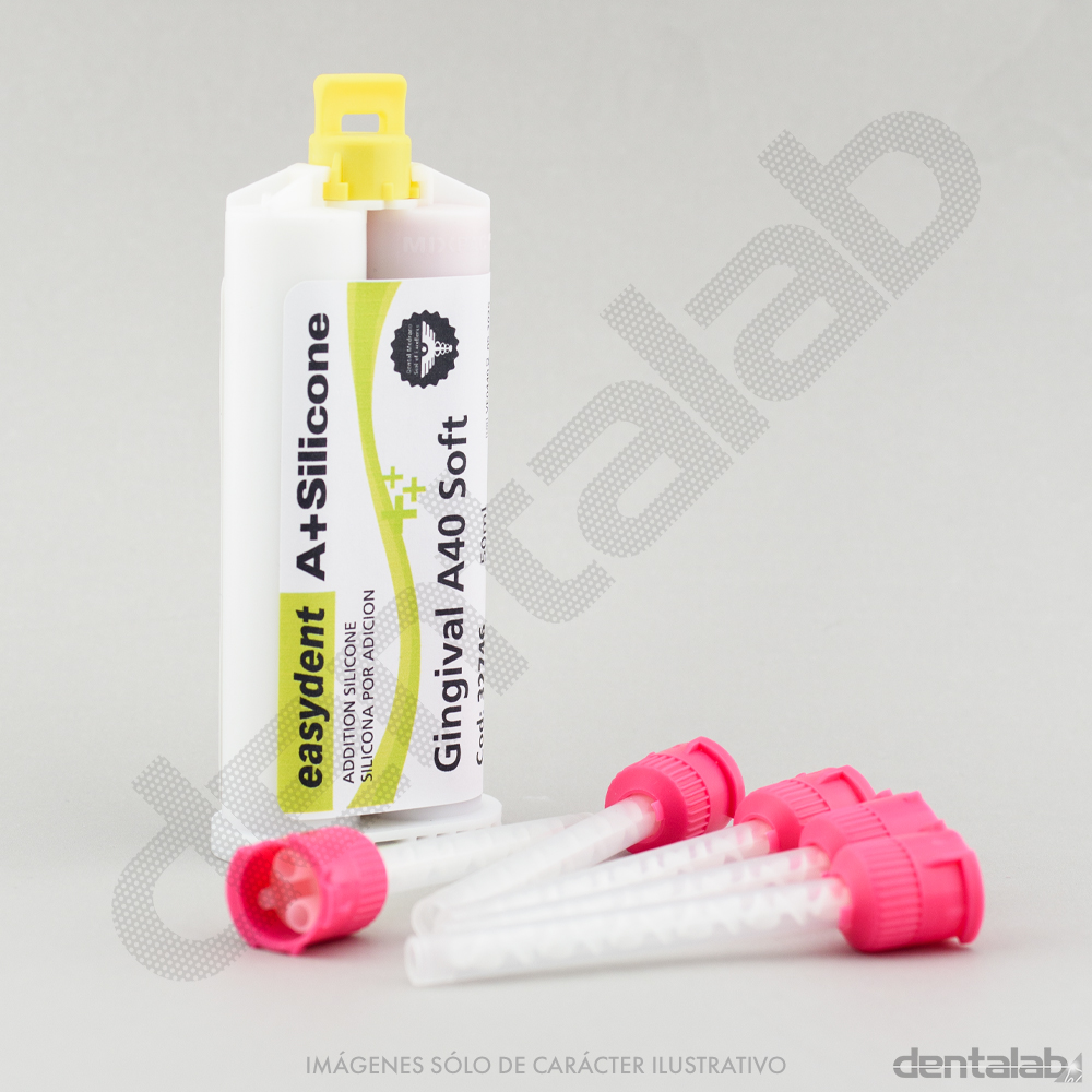Silicona Easydent A+ Gingival A40 • 50 ml