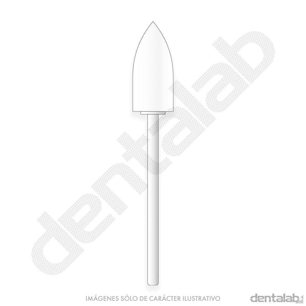 Piedra Blanca F52 Torpedo para Acrílico FLEXILLIUM x Unidad