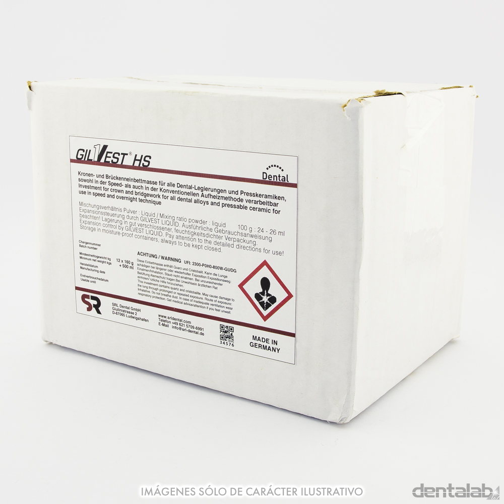 Revestimiento Gilvest HS Avío 2kg (12 Sobres 160g + 400ml)