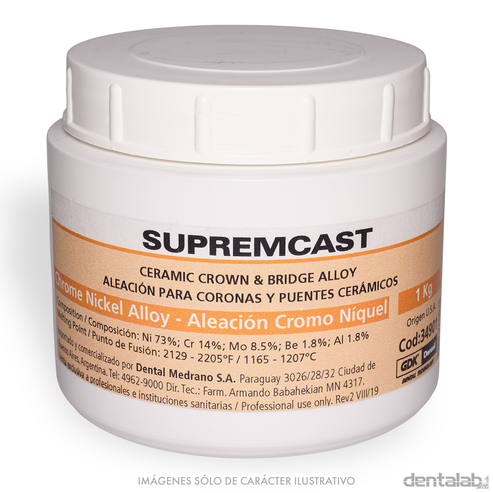 Cromo Níquel SUPREMCAST "V" Sellado x 1kg