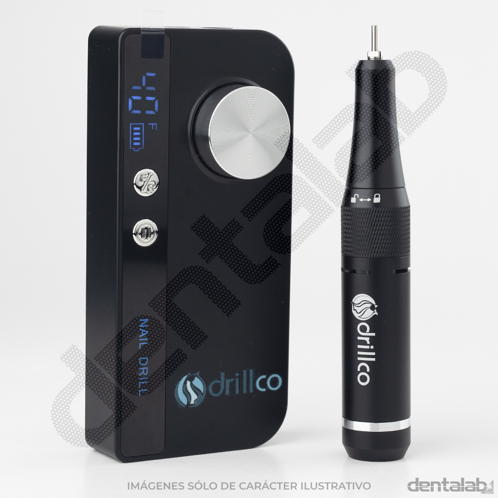 Micromotor Eléctrico DRILLCO • Nail Drill M50 Pro • Negro • 40.000 rpm