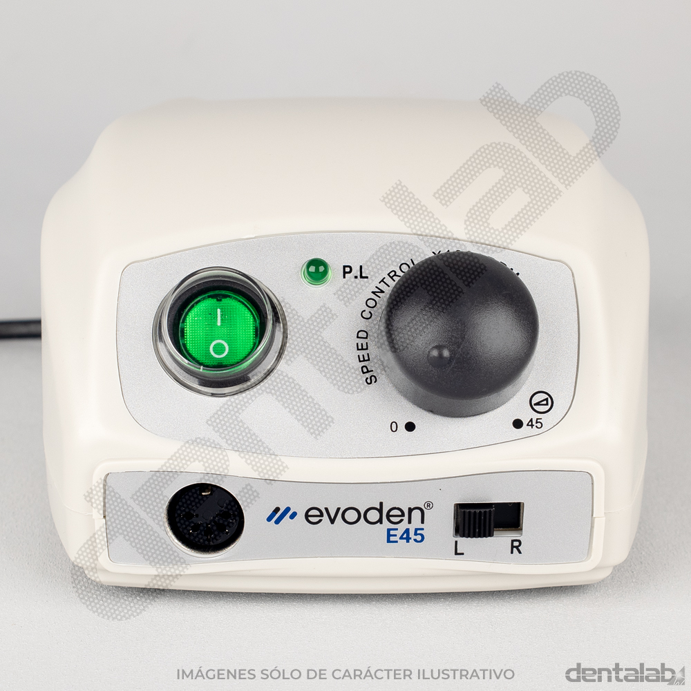 Micromotor Eléctrico para Laboratorio • 45000 rpm • 3.2 Ncm • EVODEN