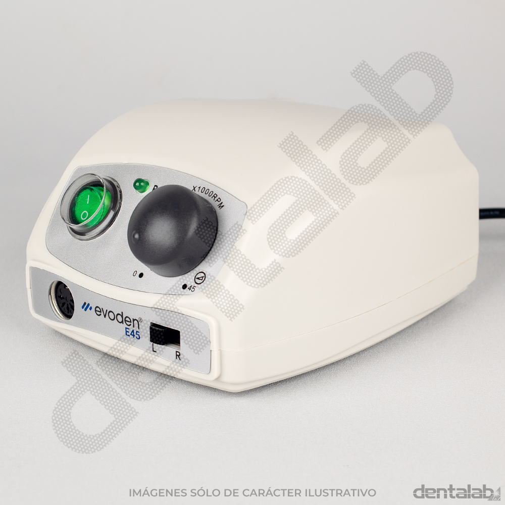 Micromotor Eléctrico para Laboratorio • 45000 rpm • 3.2 Ncm • EVODEN