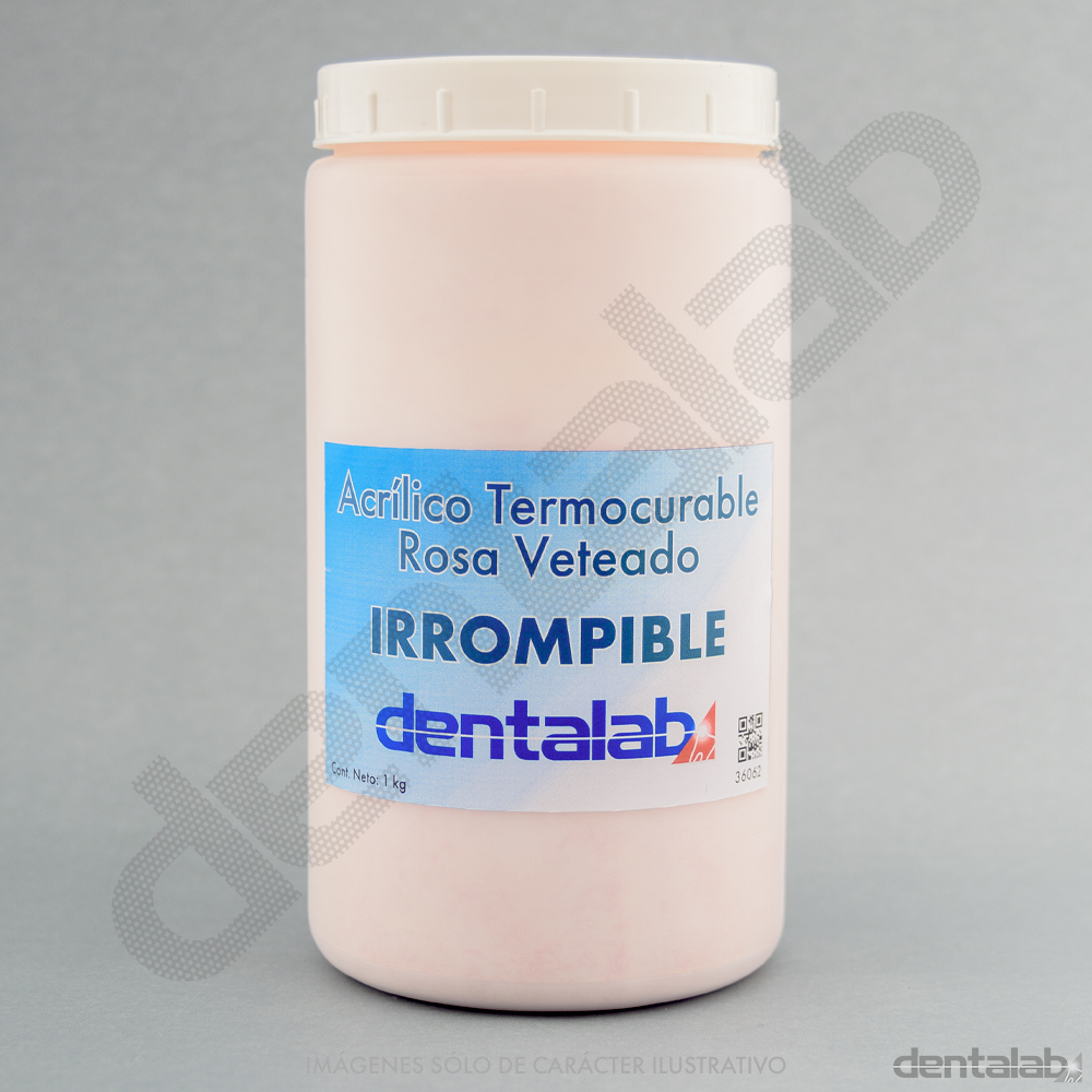 Acrilico Termo ROSA Irrompible Dentalab x 1kg