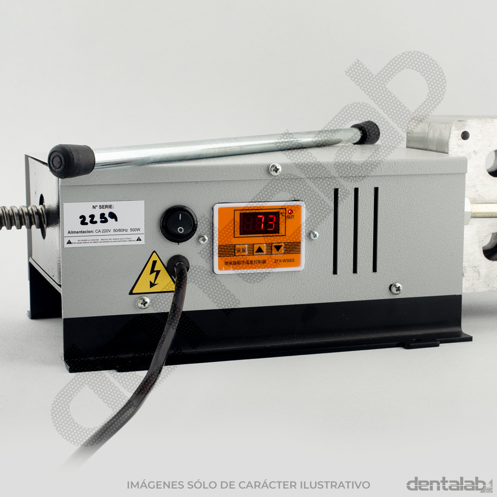Inyectora Manual Digital para Nylon y Acrilato Dentalab + Mufla