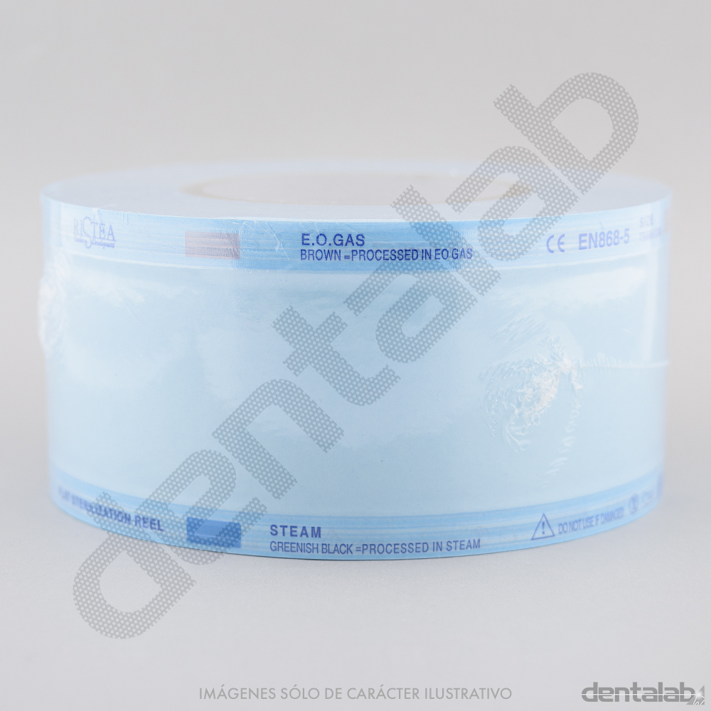 Rollo de Esterilización Pouch Vapor/Gas 75mm x 100m