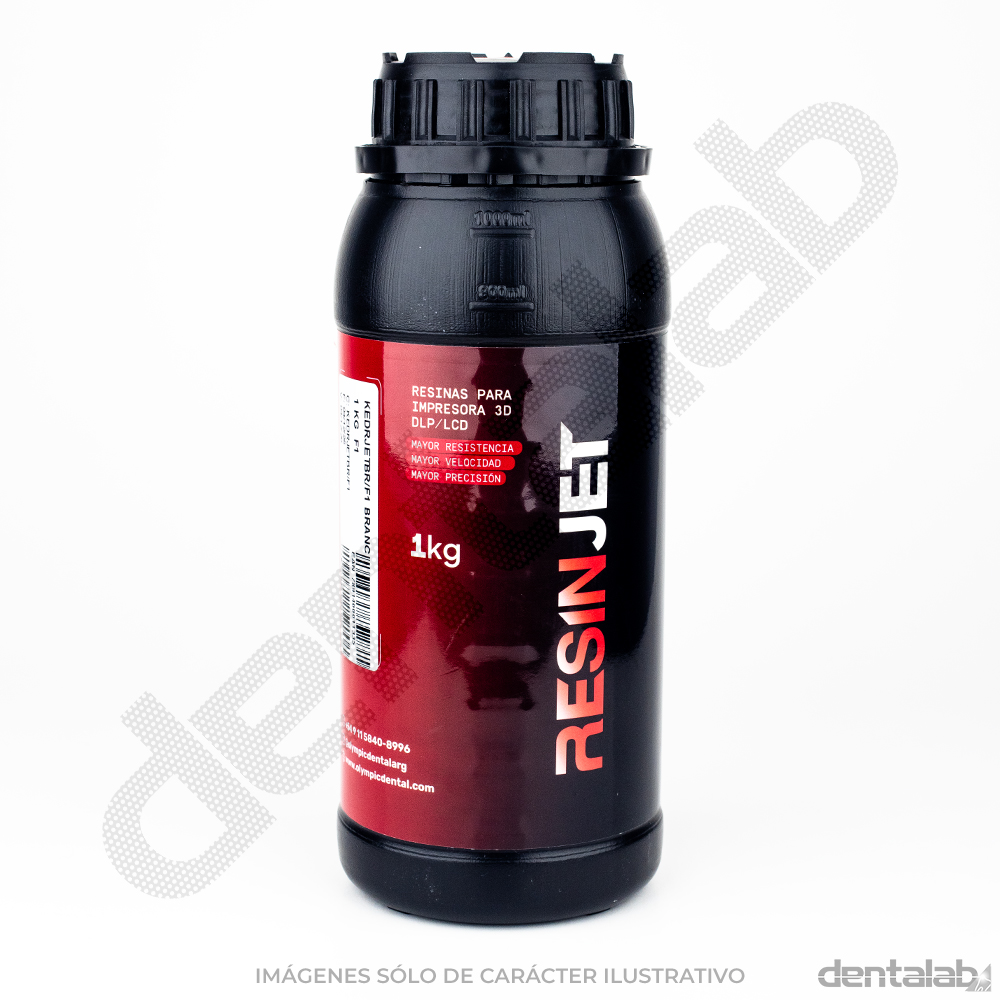 Resina 3D p/ Modelos Blanco • RESINJET x 1kg