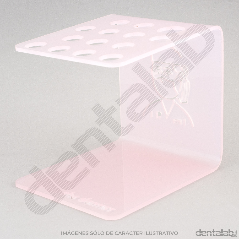 Organizador Slide D3 (Dra.) para Jeringas e Instrumental (13+1) • Rosa • VEESLIDE