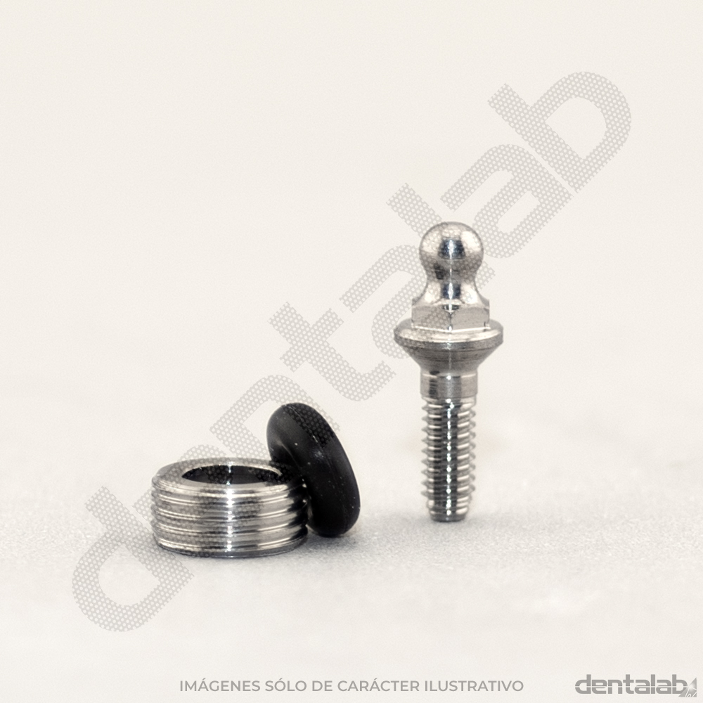 Pilar Ball-Attached Altura 1 con Cazoleta y O'Ring Ø3,0 HI