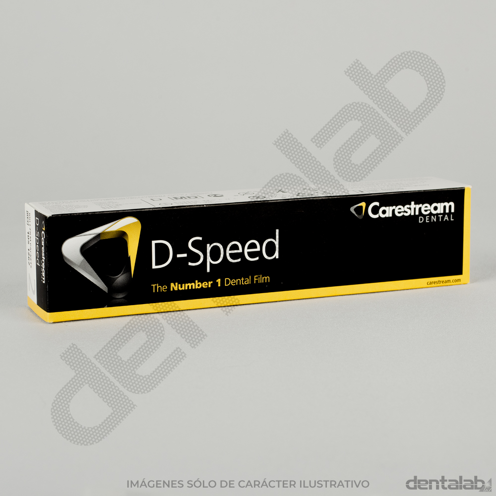 Películas Radiográficas Kodak Simples D-Speed Carestream x 100 und.