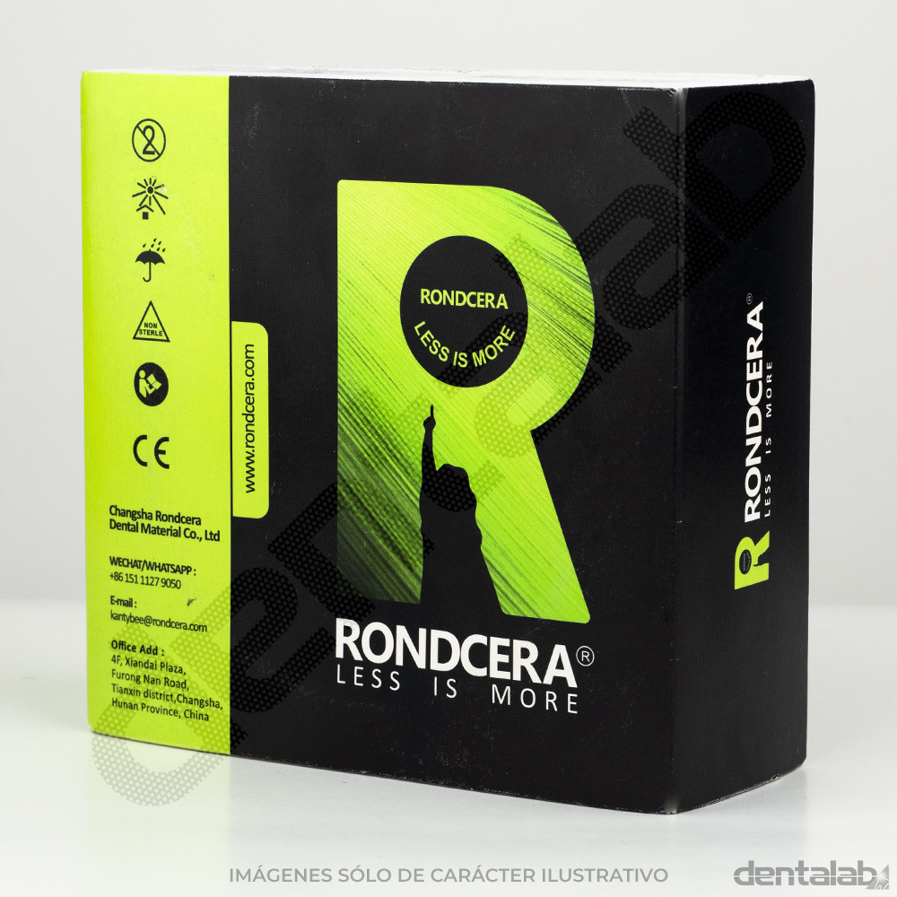 Disco de Zirconio RONDCERA SHT-ML PRO 3D A3 98 X 12mm